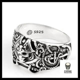 Bague Pirate (Argent) - Crâne Passion