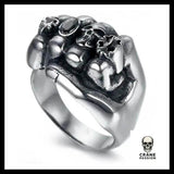 Bague Poing (Acier) - Crâne Passion