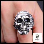 Bague Rock And Roll (Acier) - Crâne Passion