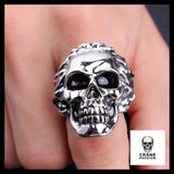 Bague Rock And Roll (Acier) - Crâne Passion