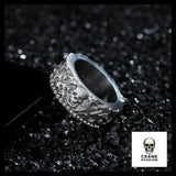 Bague Rock Femme (Acier) - Crâne Passion