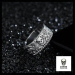 Bague Rock Femme (Acier) - Crâne Passion