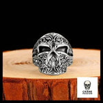 Bague Skull Argent Homme (Argent) - Crâne Passion