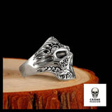 Bague Skull Argent Homme (Argent) - Crâne Passion