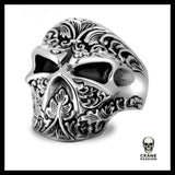 Bague Skull Argent Homme (Argent) - Crâne Passion