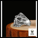 Bague Skull Argent Homme (Argent) - Crâne Passion