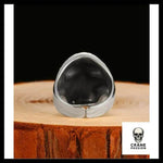 Bague Skull Argent Homme (Argent) - Crâne Passion