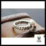 Bague Skull Démon (Argent) - Crâne Passion
