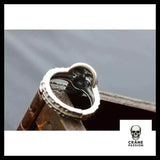 Bague Skull Démon (Argent) - Crâne Passion
