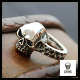 Bague Skull Démon (Argent) - Crâne Passion