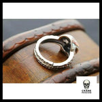 Bague Skull Démon (Argent) - Crâne Passion