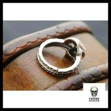 Bague Skull Démon (Argent) - Crâne Passion