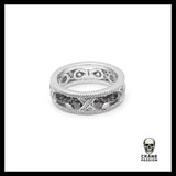 Bague Skull Femme (Acier) - Crâne Passion