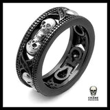Bague Skull Femme (Acier) - Crâne Passion