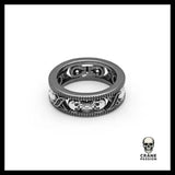 Bague Skull Femme (Acier) - Crâne Passion
