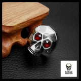 Bague Skulll Diamonds (Acier) - Crâne Passion