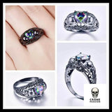Bague Squelette Diamant (Acier) - Crâne Passion