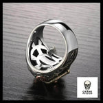 Bague Steampunk (Argent) - Crâne Passion