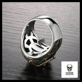 Bague Steampunk (Argent) - Crâne Passion