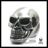 Bague Tête de Mort Anarchie (Acier) - Crâne Passion