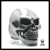 Bague Tête de Mort Anarchie (Acier) - Crâne Passion