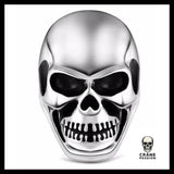 Bague Tête de Mort Anarchie (Acier) - Crâne Passion