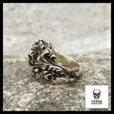 Bague Tête de Mort Baroque - Crâne Passion