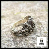 Bague Tête de Mort Baroque - Crâne Passion
