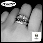 Bague Tête de Mort Dent Vampire - Crâne Passion