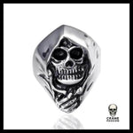Bague Tête de Mort Faucheuse Gothique - Crâne Passion