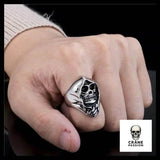 Bague Tête de Mort Faucheuse Gothique - Crâne Passion