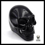 Bague Tête de Mort Noire (Acier) - Crâne Passion