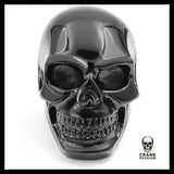 Bague Tête de Mort Noire (Acier) - Crâne Passion