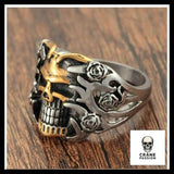 Bague Tête de Mort Piégée - Crâne Passion
