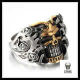 Bague Tête de Mort Piégée - Crâne Passion