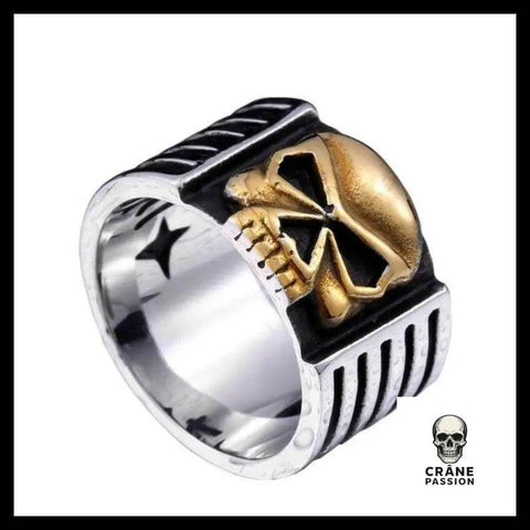 Bague Tête de Mort Regard Diabolique - Crâne Passion