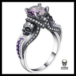 Bague Tête de Mort Violetta - Crâne Passion