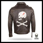Blouson Tête de Mort (Cuir) - Crâne Passion