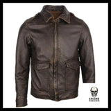 Blouson Tête de Mort (Cuir) - Crâne Passion