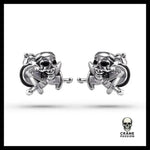 Boucles d'Oreilles Crâne Pirate - Crâne Passion