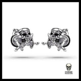 Boucles d'Oreilles Crâne Pirate - Crâne Passion