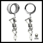 Boucles d'Oreilles Squelette Pendu - Crâne Passion