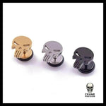 Boucles D'oreilles Tête de Mort Haute Qualité en Acier Inoxydable - Crâne Passion
