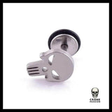 Boucles D'oreilles Tête de Mort Haute Qualité en Acier Inoxydable - Crâne Passion