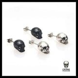 Boucles d'Oreilles Tête de Mort Homme - Crâne Passion