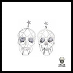 Boucles D'oreilles Tête de Mort Origami - Crâne Passion