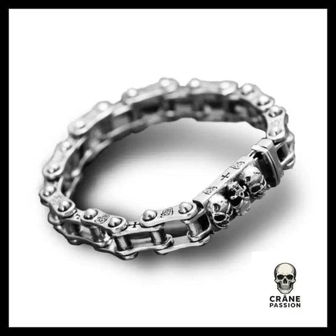 Bracelet À La Française (Argent) - Crâne Passion