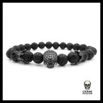 Bracelet Couronne (Perles) - Crâne Passion