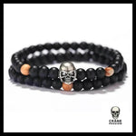 Bracelet Crâne Maudit (Perles) - Crâne Passion