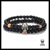 Bracelet Crâne Maudit (Perles) - Crâne Passion